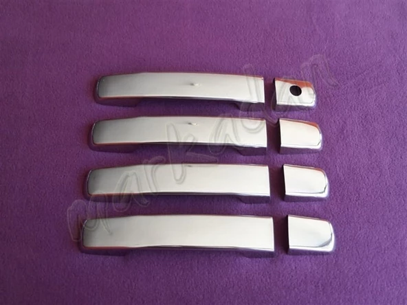 WOC Chrome Nissan Qashqai Sensörsüz Krom Kapı Kolu 2007-2014 4 Kapı Paslanmaz Çelik ürün görseli