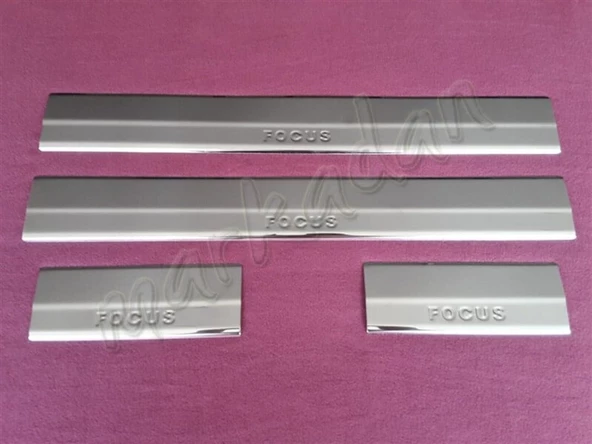 WOC Chrome Ford Focus Krom Kapı Eşiği 2005-2011 4 Parça Paslanmaz Çelik ürün görseli
