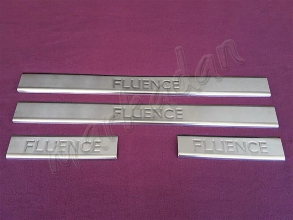 WOC Chrome Renault Fluence Krom Kapı Eşiği 2010-2016 4 Parça Paslanmaz Çelik