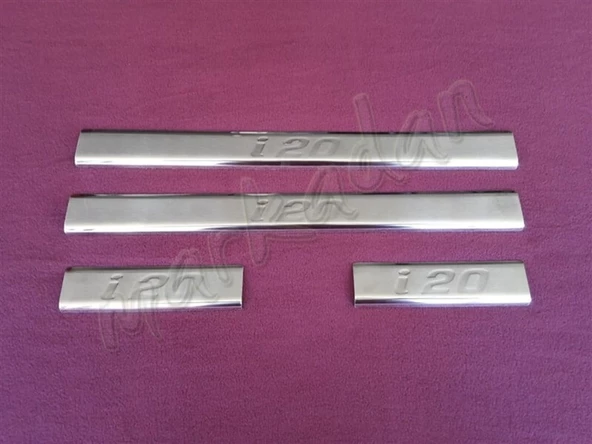 WOC Chrome Hyundai i20 Krom Kapı Eşiği 2008-2014 4 Parça Paslanmaz Çelik ürün görseli