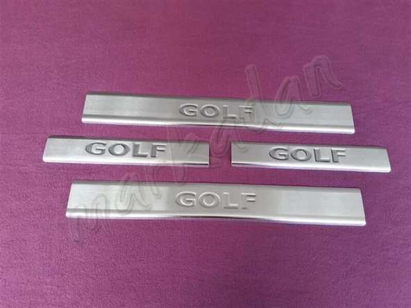 WOC Chrome VW Golf 6 Krom Kapı Eşiği 2009-2012 4 Parça Paslanmaz Çelik ürün görseli 1
