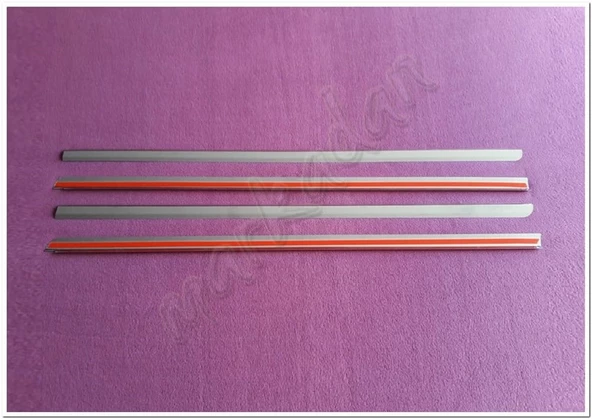 WOC Chrome Renault Clio 2 HB Krom Cam Çıtası 1999-2009 4 Parça Paslanmaz Çelik - Resim 2