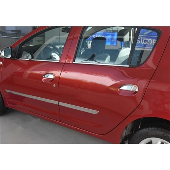 WOC Chrome Renault Clio Symbol Krom Cam Çıtası 2013-2021 4 Parça Paslanmaz Çelik ürün görseli