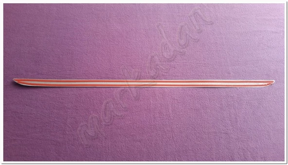 WOC Chrome Fiat Egea Sedan Krom Bagaj Alt Çıta 2015 Sonrası Paslanmaz Çelik - Resim 2