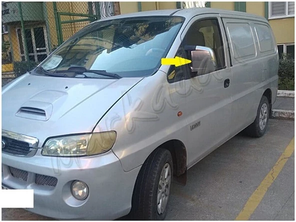 WOC Chrome Hyundai Starex Krom Ayna Kapağı 1997-2007 2 Parça Abs Krom - 4