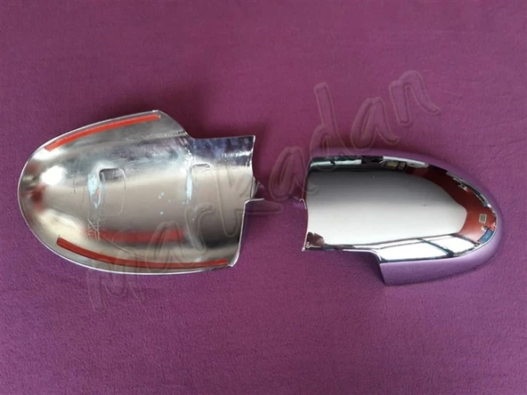 WOC Chrome Hyundai Accent Era Krom Ayna Kapağı 2005-2011 2 Parça Abs Krom - Resim 2