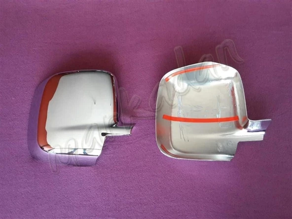 WOC Chrome Citroen Nemo Krom Ayna Kapağı 2008 Sonrası 2 Parça Abs Krom - 2