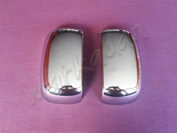 WOC Chrome Fiat Doblo Krom Ayna Kapağı 2000-2012 2 Parça Abs Krom ürün görseli 1