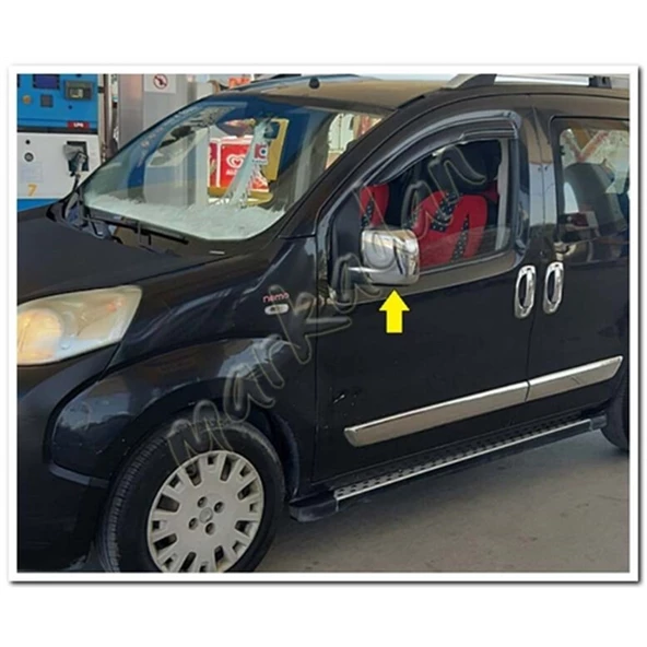 WOC Chrome Citroen Nemo Krom Ayna Kapağı 2008 Sonrası 2 Parça Abs Krom - 3