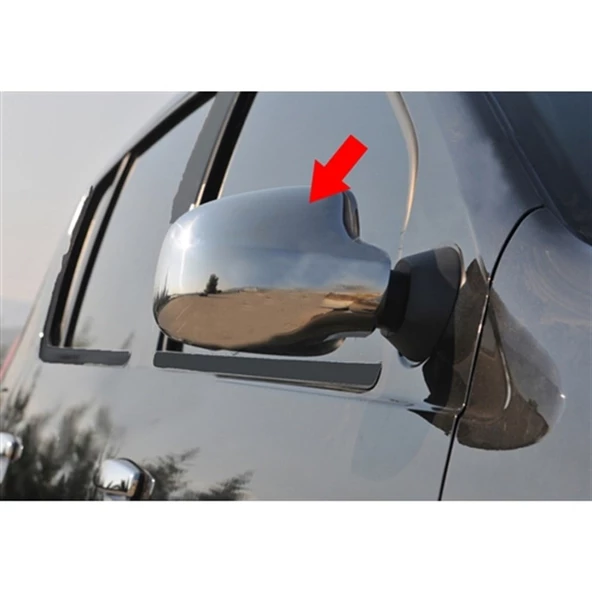 WOC Chrome Dacia Logan Mcv Krom Ayna Kapağı 2013-2020 2 Parça Abs Krom - Resim 3