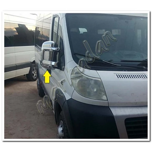 WOC Chrome Fiat Ducato Krom Ayna Kapağı 2006 Sonrası 2 Parça Abs Krom ürün görseli