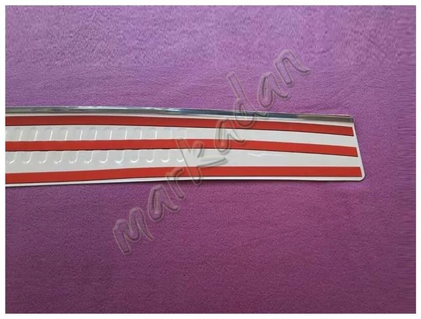 WOC Chrome VW T4 Caravelle Krom Arka Tampon Eşiği 1995-2003 Paslanmaz Çelik - Resim 3