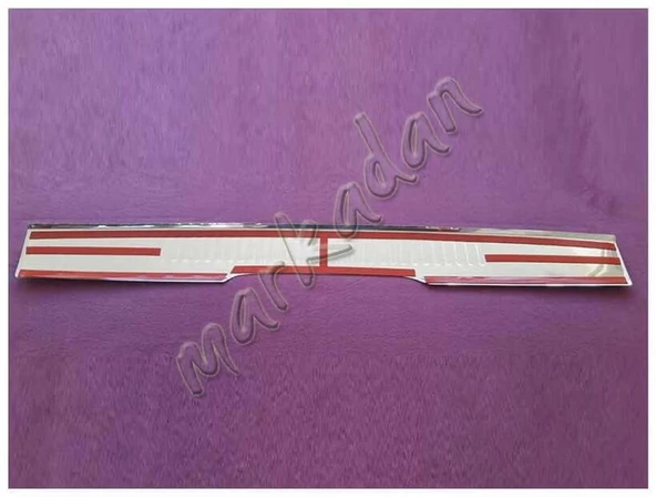 WOC Chrome Mercedes Vito Krom Arka Tampon Eşiği 2014 Sonrası Paslanmaz Çelik - Resim 4