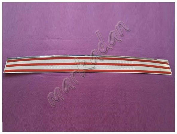 WOC Chrome VW T4 Caravelle Krom Arka Tampon Eşiği 1995-2003 Paslanmaz Çelik - Resim 2