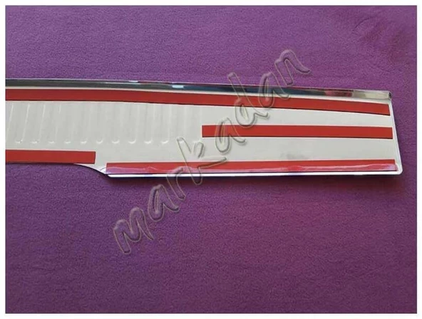 WOC Chrome Mercedes Vito Krom Arka Tampon Eşiği 2014 Sonrası Paslanmaz Çelik - Resim 3