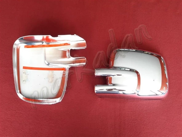 DB Chrome VW T4 Multivan Krom Ayna Kapağı 1995-2003 2 Parça Abs Krom - Resim 2