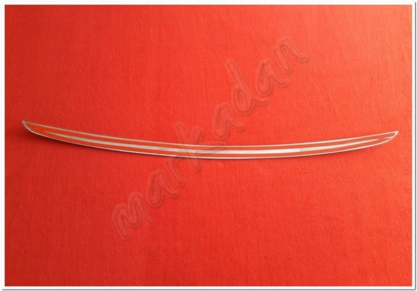 DB Chrome Opel Corsa D Krom Bagaj Alt Çıta 2006-2015 P.Çelik - Resim 2