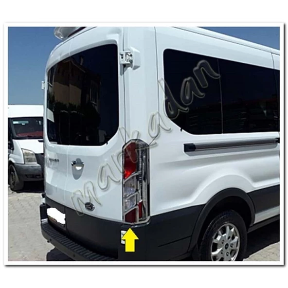 DB Chrome Ford Transit Stop Çerçevesi 2014 Sonrası 2 Parça Abs Krom - Resim 3