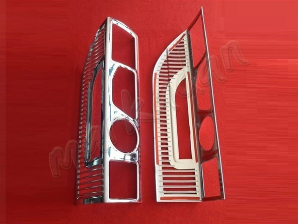 Markadan Fiat Ducato Krom Stop Çerçevesi 2006-2014 2 Parça Abs Krom - Resim 2