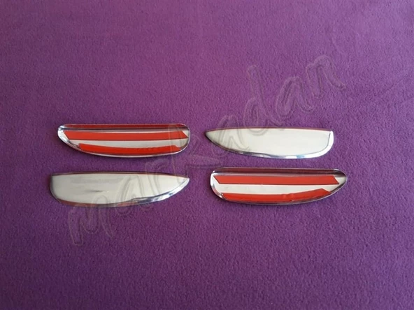 WOC Chrome Renault Scenic Krom Kapı Kolu 1996-2003 4 Kapı Paslanmaz Çelik - Resim 2