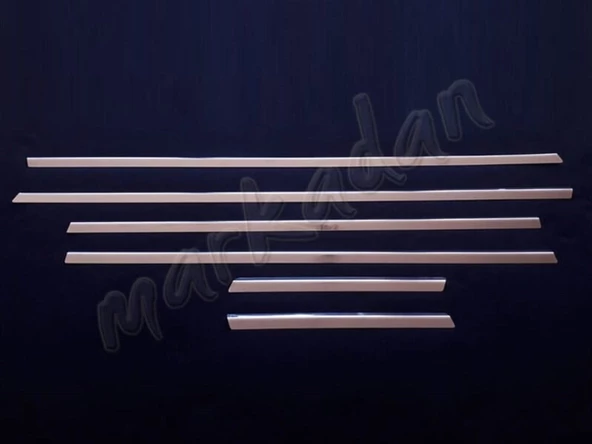 Markadan Audi A3 HB Krom Cam Çıtası 2005-2012 6 Parça Paslanmaz Çelik ürün görseli 1