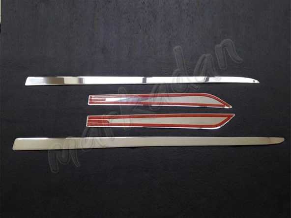 Markadan Kia Sportage Krom Yan Kapı Çıtası 2016-2021 4 Parça Paslanmaz Çelik - Resim 2