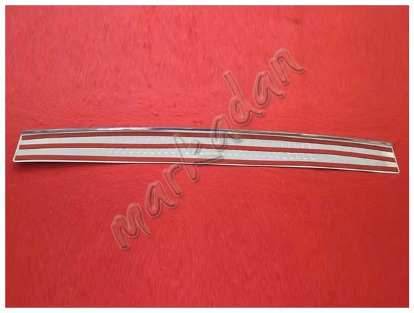 Markadan VW T4 Caravelle Krom Arka Tampon Eşiği 1995-2003 Paslanmaz Çelik - Resim 3