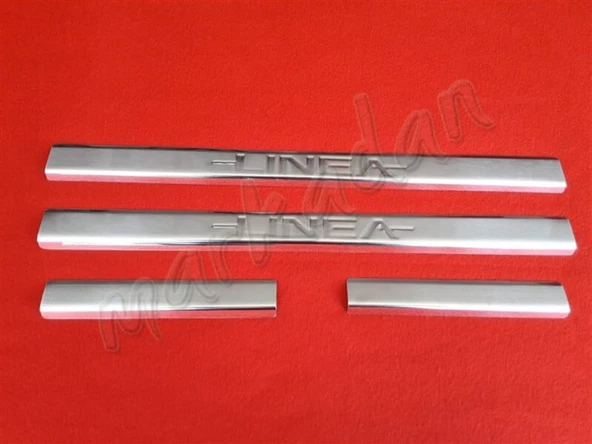 Markadan Fiat Linea Krom Kapı Eşiği 2006-2018 4 Parça Paslanmaz Çelik ürün görseli