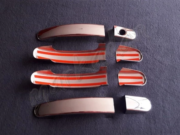 Markadan Ford Ranger Krom Kapı Kolu 2011-2015 4 Kapı Paslanmaz Çelik - 2