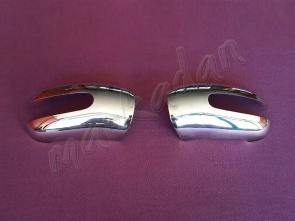 WOC Chrome Mercedes ML W164 Krom Ayna Kapağı 2005-2011 2 Parça Paslanmaz Çelik ürün görseli