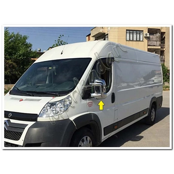 Markadan Citroen Jumper Krom Ayna Kapağı 2006 Sonrası 2 Parça Abs Krom ürün görseli