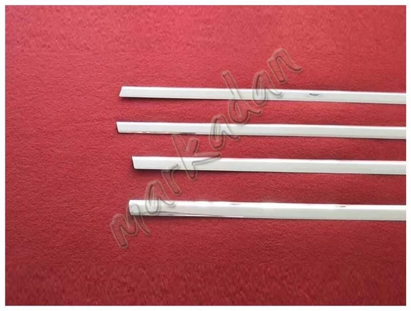 DB Chrome Opel Astra G HB Cam Çıtası Nikelajı 1998-2009 4 Parça P.Çelik - Resim 2