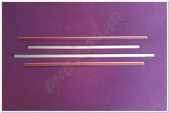 WOC Chrome Ford Focus HB Krom Cam Çıtası 2005-2011 4 Parça Paslanmaz Çelik - Resim 2