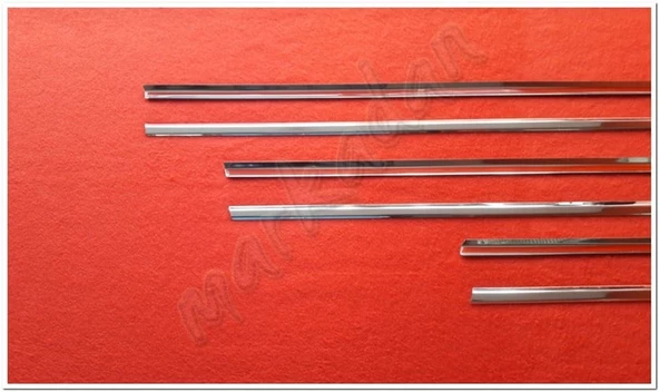 Markadan Bmw X5 Krom Cam Çıtası 2006-2013 6 Parça Paslanmaz Çelik - Resim 4