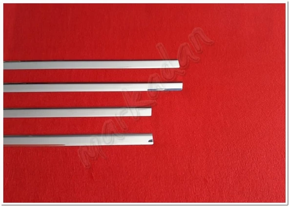 DB Chrome Ford Focus HB Cam Çıtası Nikelajı 2005-2011 4 Parça P.Çelik - Resim 3