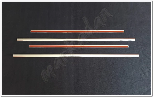Markadan Ford Focus HB Krom Cam Çıtası 2005-2011 4 Parça Paslanmaz Çelik - Resim 2