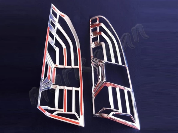 Markadan Peugeot Rifter Krom Stop Çerçevesi 2019 Sonrası 2 Parça Abs Krom - Resim 2