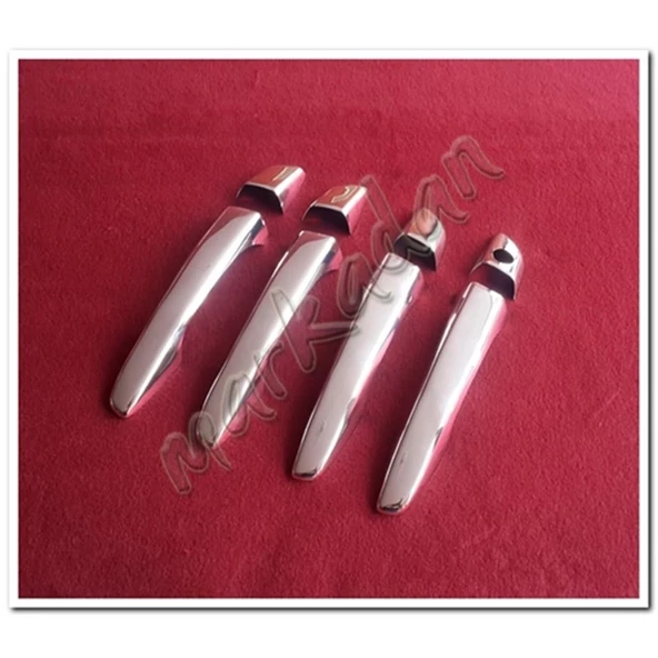 DB Chrome Citroen DS5 Sensörsüz Kapı Kolu Nikelajı 2011-2018 4 Kapı 8 Parça P.Çelik ürün görseli