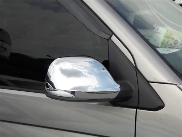 VW T6 Transporter Krom Ayna Kapağı 2015-2024 2 Parça Abs Krom - Resim 5