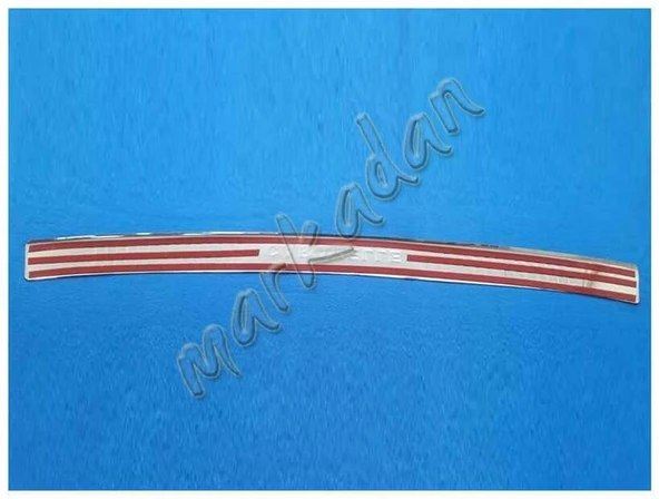 VW T5 Caravelle Krom Arka Tampon Eşiği 2003-2014 Paslanmaz Çelik - Resim 3