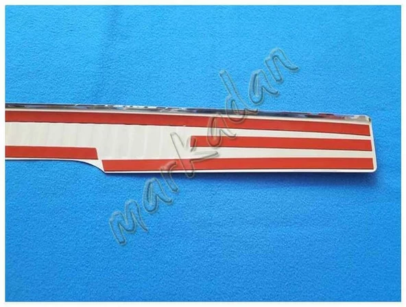 Mercedes Vito Krom Arka Tampon Eşiği 2004-2014 Paslanmaz Çelik - Resim 2