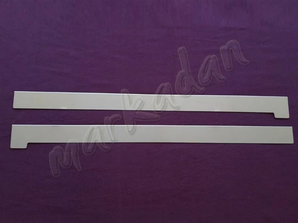 WOC Chrome VW Caddy Krom Sürgülü Kapı Çıtası 2015-2020 2 Parça Paslanmaz Çelik ürün görseli