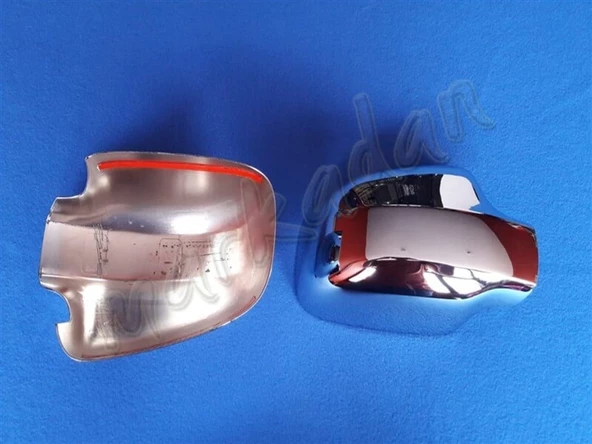 Dacia Logan Mcv Krom Ayna Kapağı 2005-2013 2 Parça Abs Krom - Resim 2