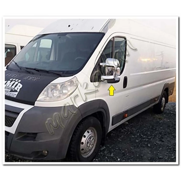 Citroen Jumper Krom Ayna Kapağı 2006 Sonrası 2 Parça Abs Krom