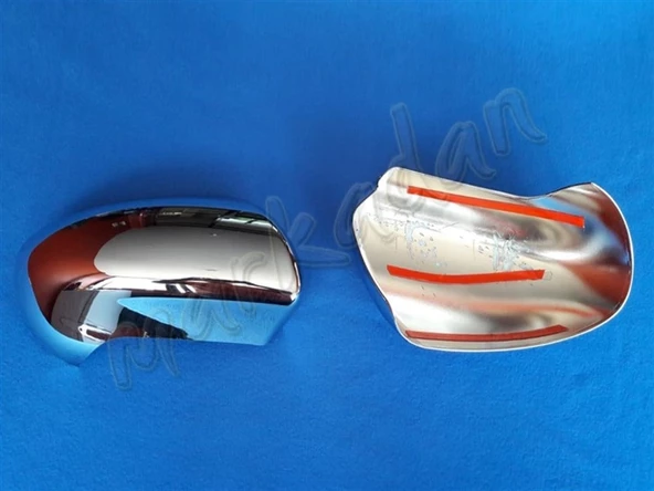 Nissan Qashqai Krom Ayna Kapağı 2007-2014 2 Parça Abs Krom - 2