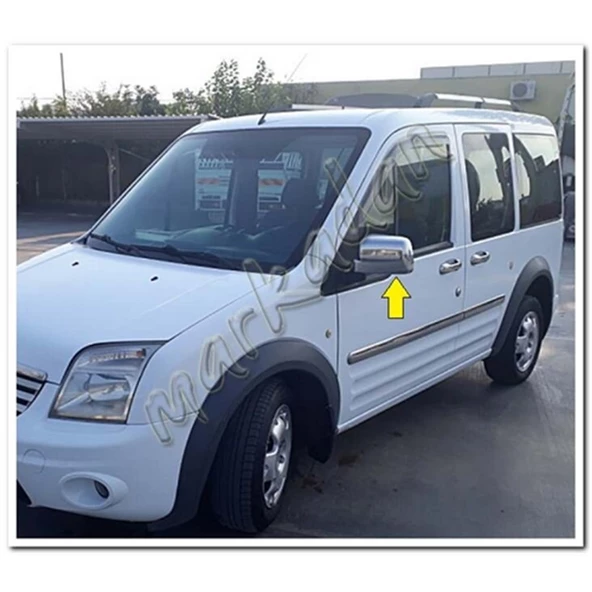 Ford Connect Krom Ayna Kapağı 2009-2014 2 Parça Abs Krom - 3
