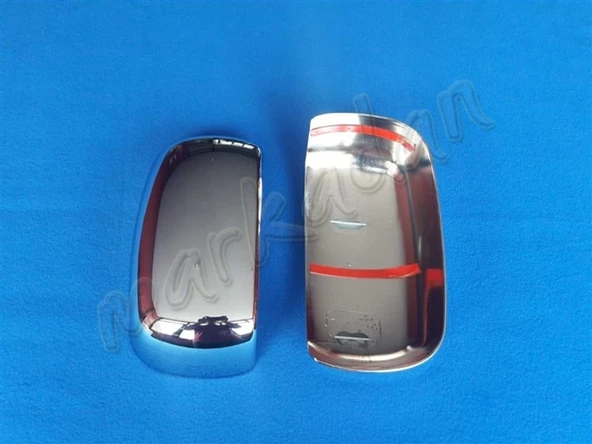 Fiat Doblo Krom Ayna Kapağı 2000-2012 2 Parça Abs Krom - 2