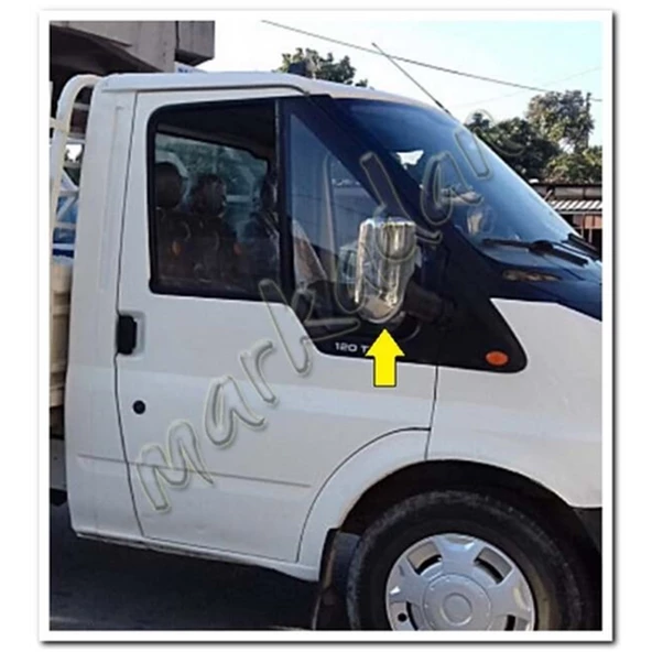 Ford Transit Krom Ayna Kapağı 2003-2013 2 Parça Abs Krom - Resim 3