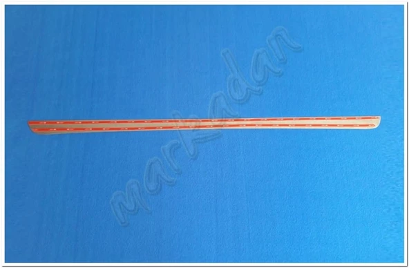 Ford Kuga Krom Bagaj Alt Çıta 2008-2012 Paslanmaz Çelik - Resim 2