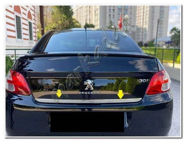 Peugeot 301 Krom Bagaj Alt Çıta 2012 Sonrası Paslanmaz Çelik ürün görseli
